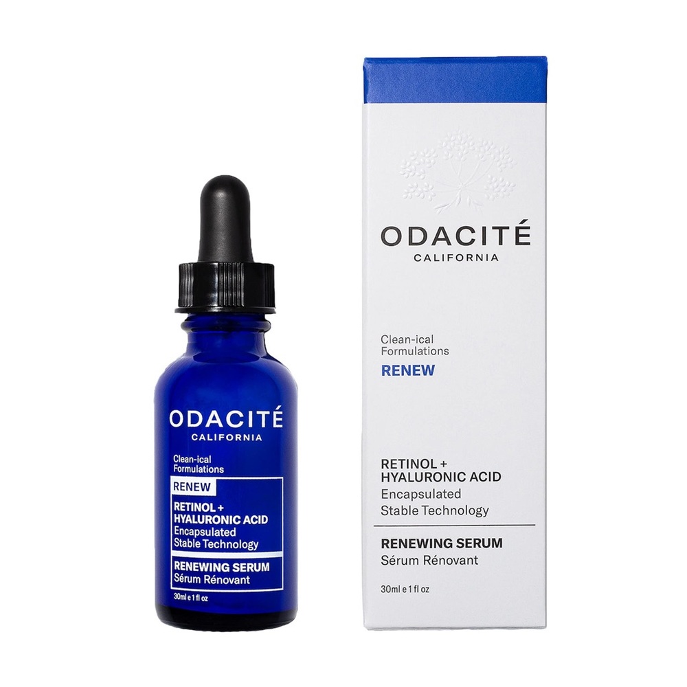 NEW Odacité California Retinol + Hyaluronic Acid Renewing Serum 1.0oz | 30ml